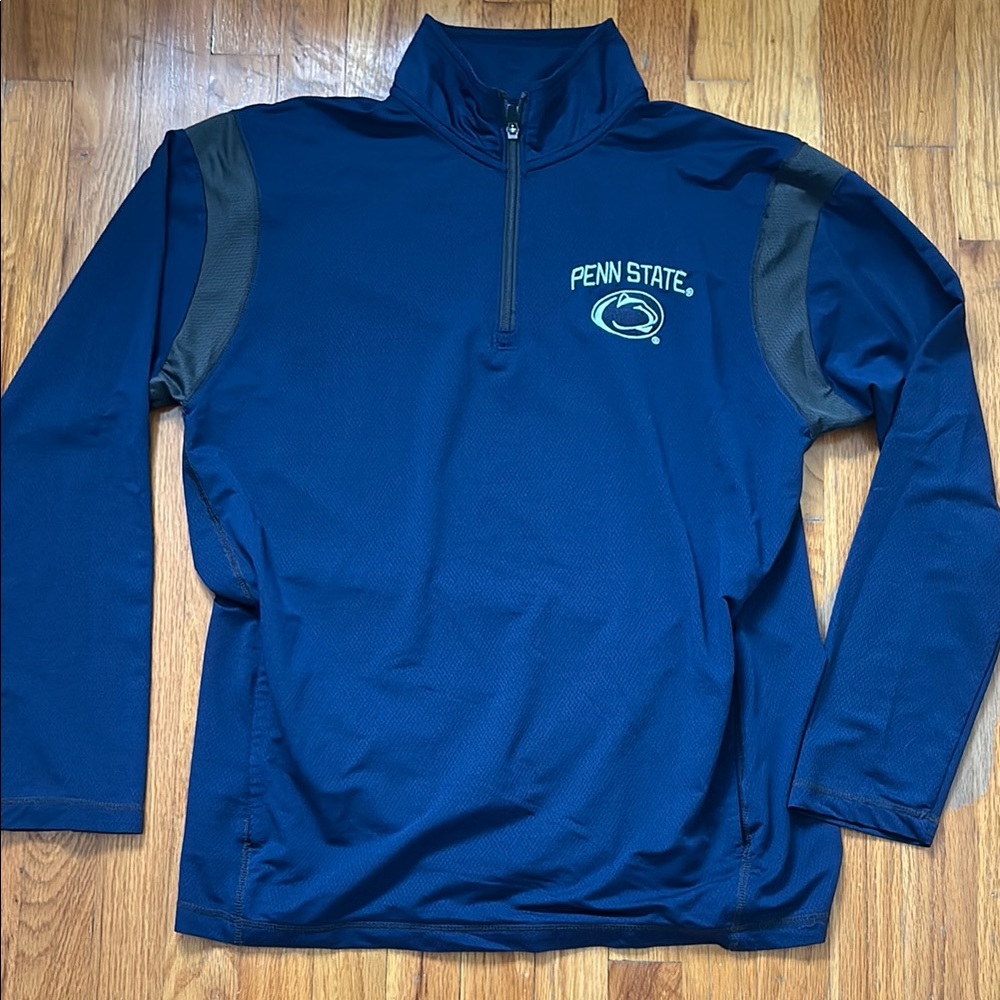 Champion Navy and Gray Long Sleeve Shirt